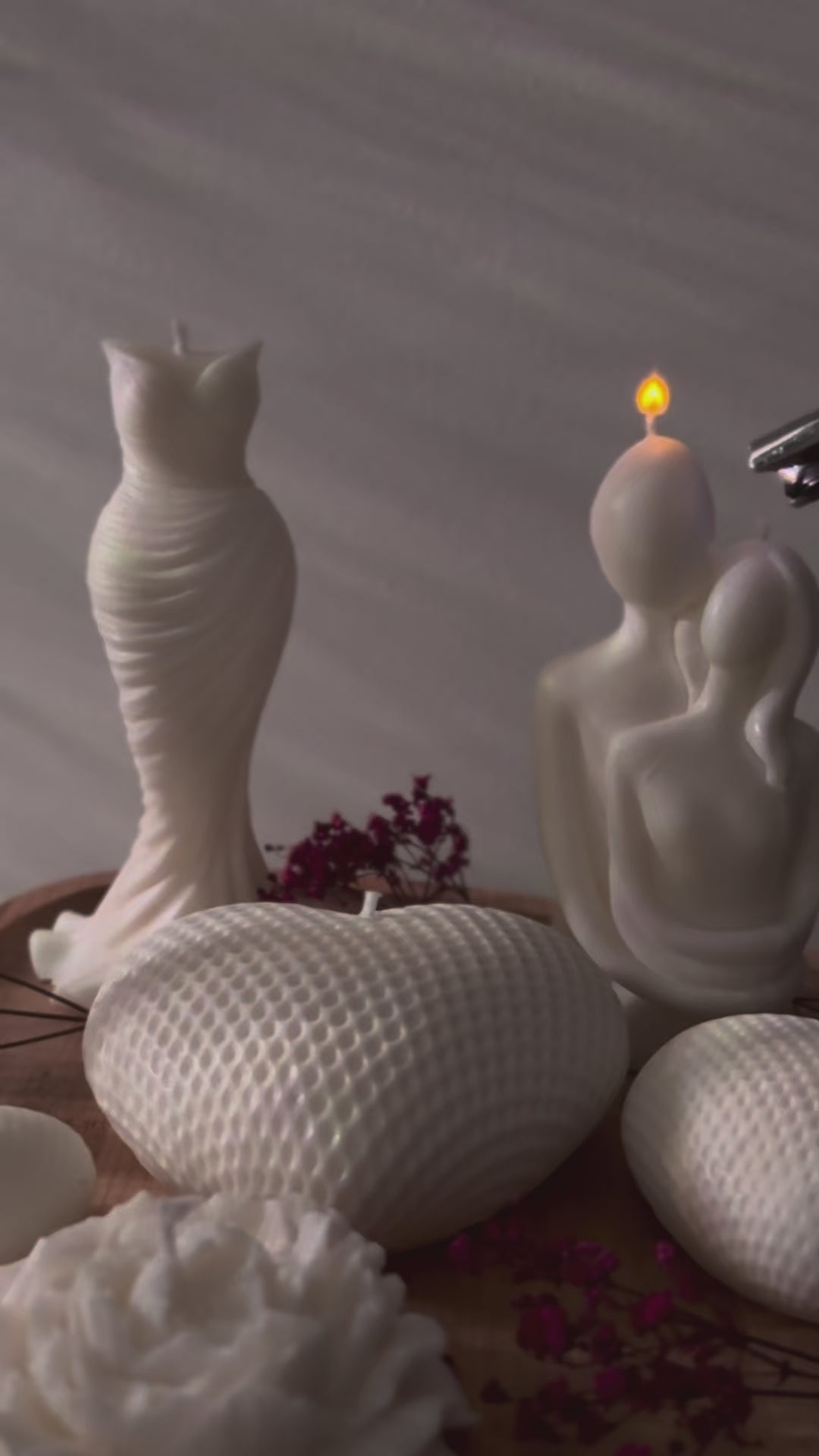 Elegant Dress Candles